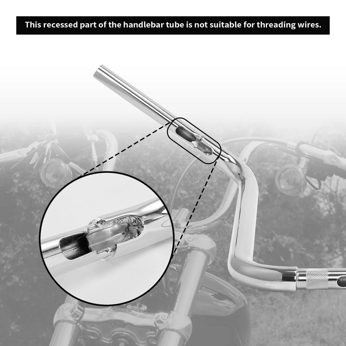 10" Rise 1 1/4'' Ape Hanger Bar Handlebar Fit For Harley HD Sportster XL883 1200