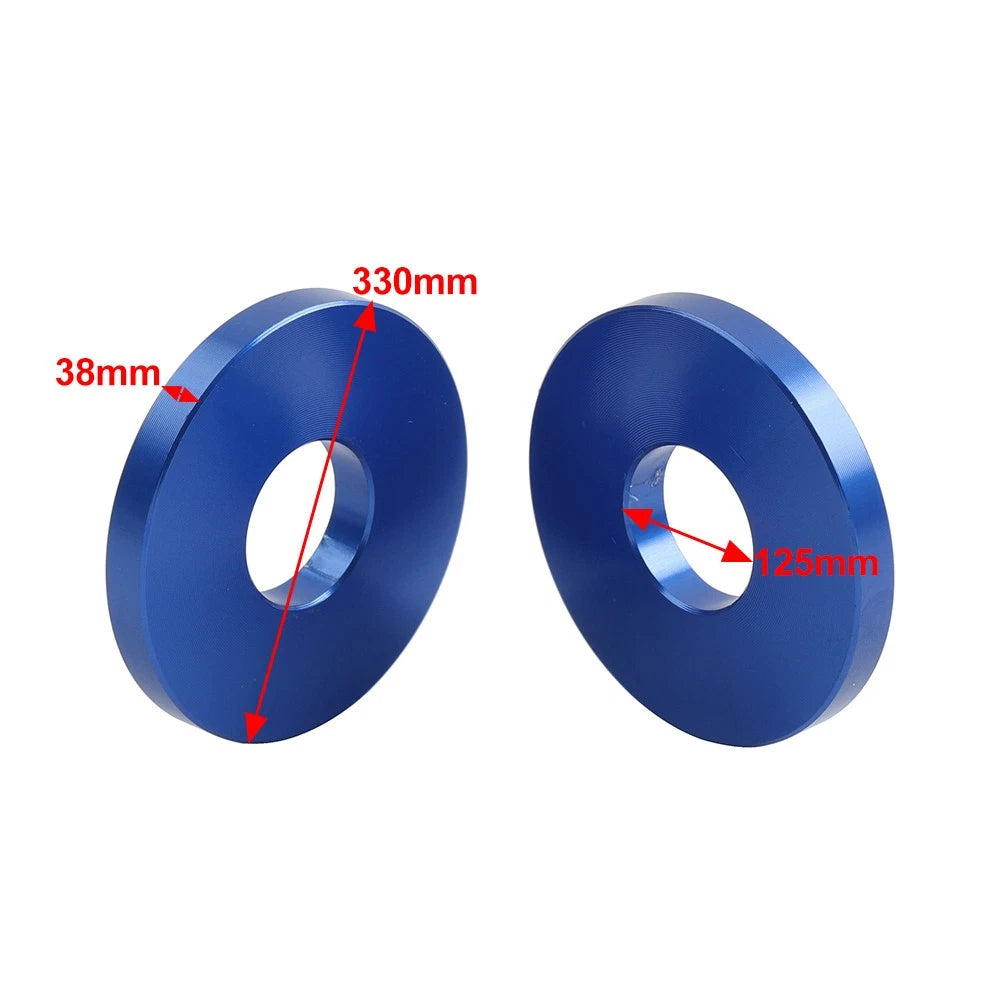 6X Engine Saddlebag Crash Bar Decorative Spacer Ring For Harley Softail Red
