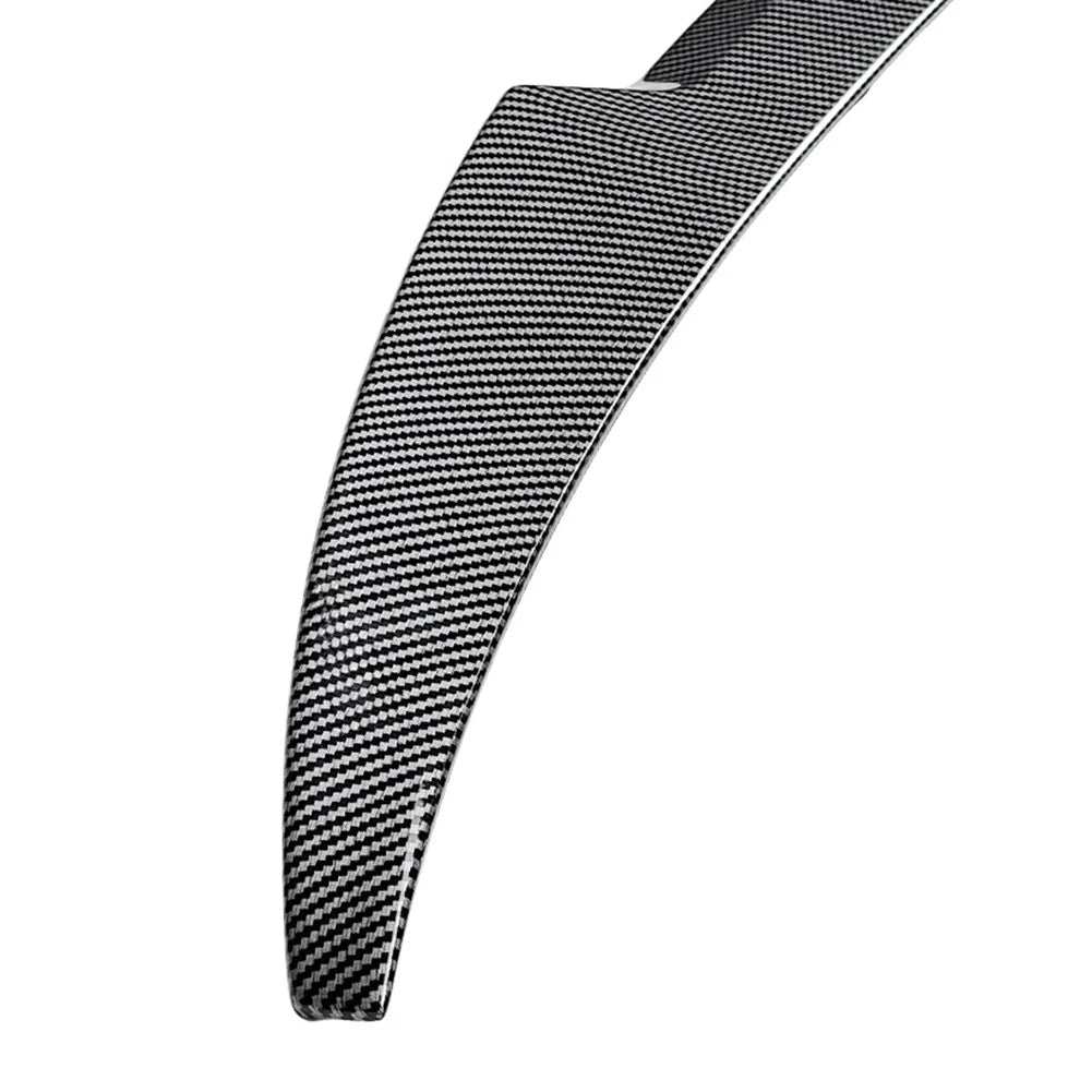 Carbon Fiber Look Rear Trunk Wing Spoiler For Audi A4 S4 B9 Sedan 2017-2024