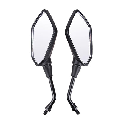Black Motorcycle Side Mirrors For Kawasaki KLR650 KLX250 KLX250S KLX300R KLX450R
