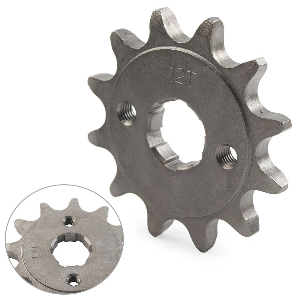 520-12T 20mm Chain Front Sprocket Cog Fit 125cc-250cc Dirt Pit Bike ATV Go Kart