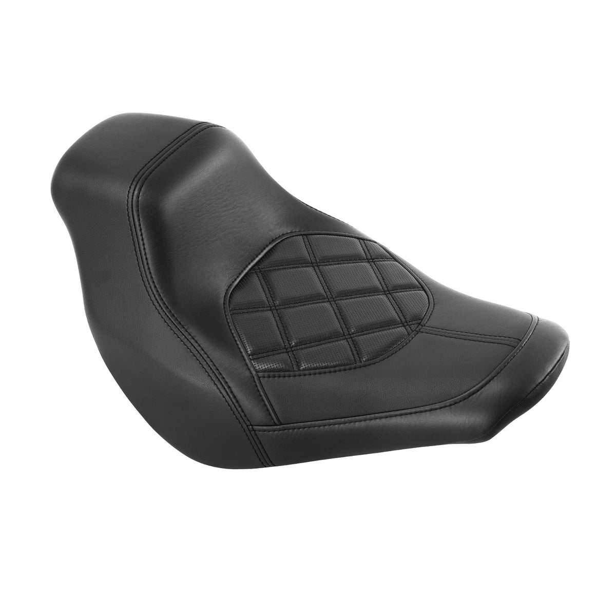 Blcak Solo Rider Driver Seat Fit For Harley Low Rider FXLR FXLRS FXLRST 2018-Up