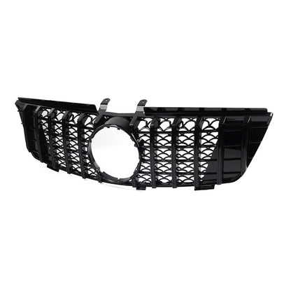 GTR Style Front Bumper Radiator Hood Grille Black For Benz ML Class W164 2005-08