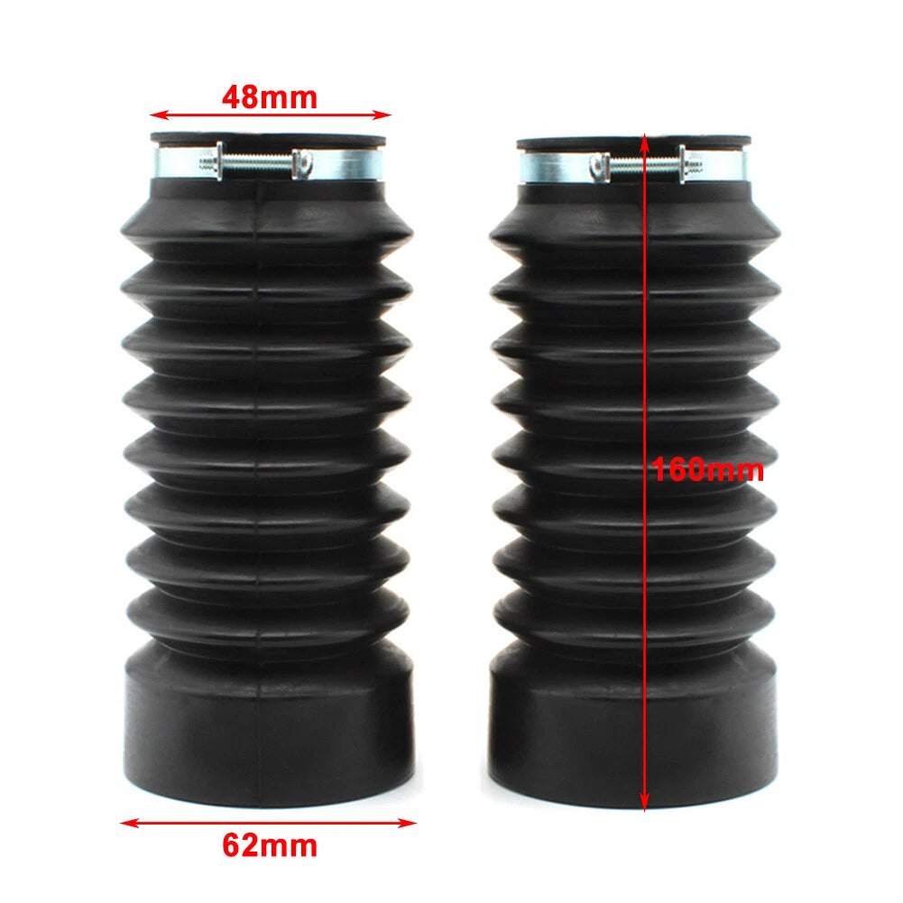 Front Fork Dust Cover Gaiters Boots A96-38018 For T100 Hinkley 2001-2013 Rubber
