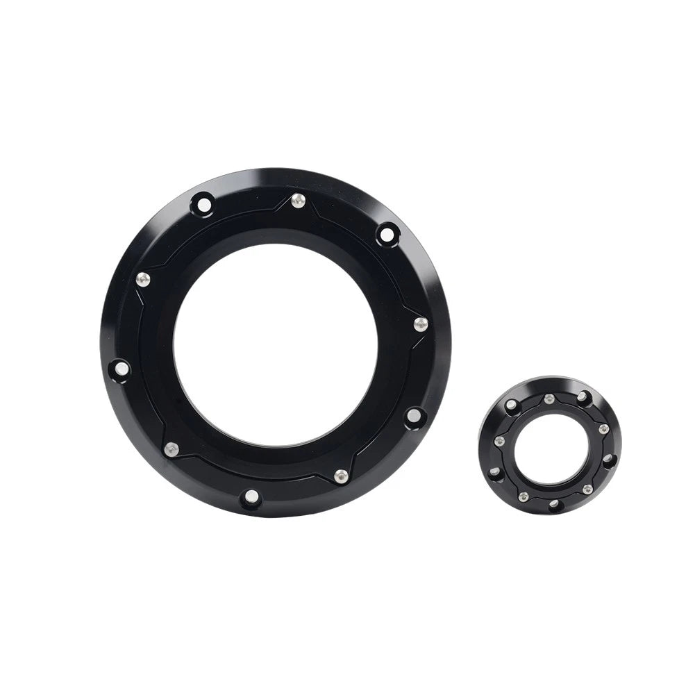 Clear Derby Timer Timing Cover Fit Harley Softail Dyna Touring Road Glide
