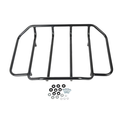 Chopped Trunk Backrest Top Rack Fit For Harley Electra Road Glide 2014-Up Black