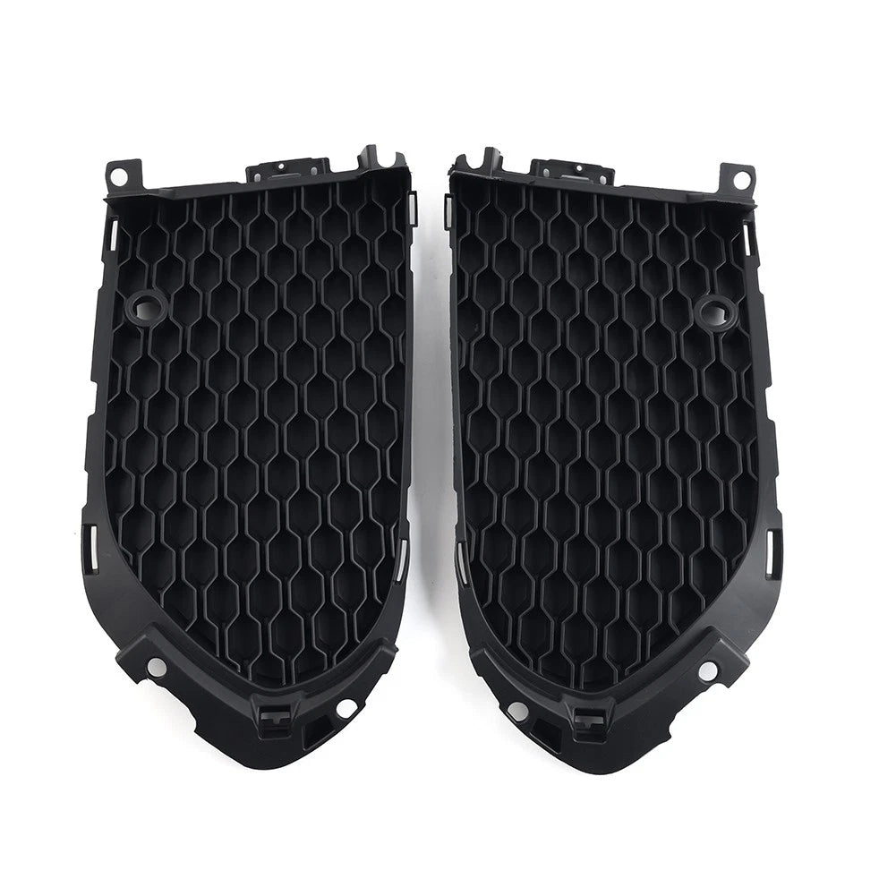 Closed Mesh Front Bumper Fog Light Lamp Grill With PDC For Jaguar F-Pace 2016-20