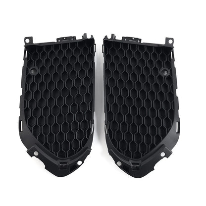Closed Mesh Front Bumper Fog Light Lamp Grill With PDC For Jaguar F-Pace 2016-20