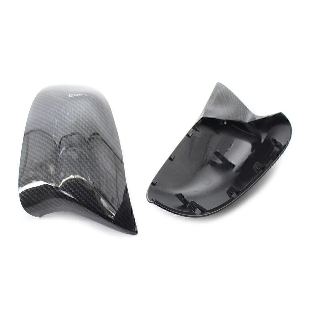 2X Carbon Fiber Rear View Mirror Cover Trim For BMW X5 F15 X6 F16 2014-2018 2015