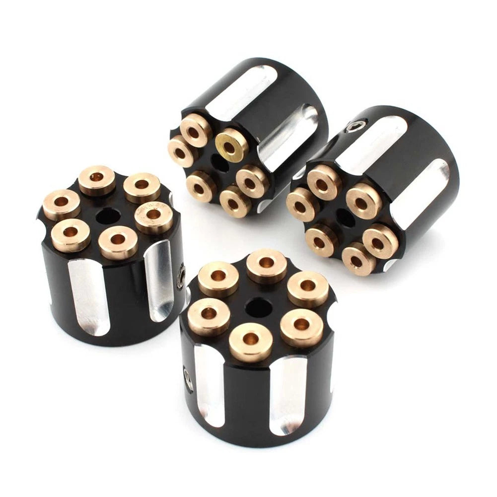 4X Spark Plug Screw Nut Head Bolt Cap Engine Topper Cover For Harley Twin Cam US