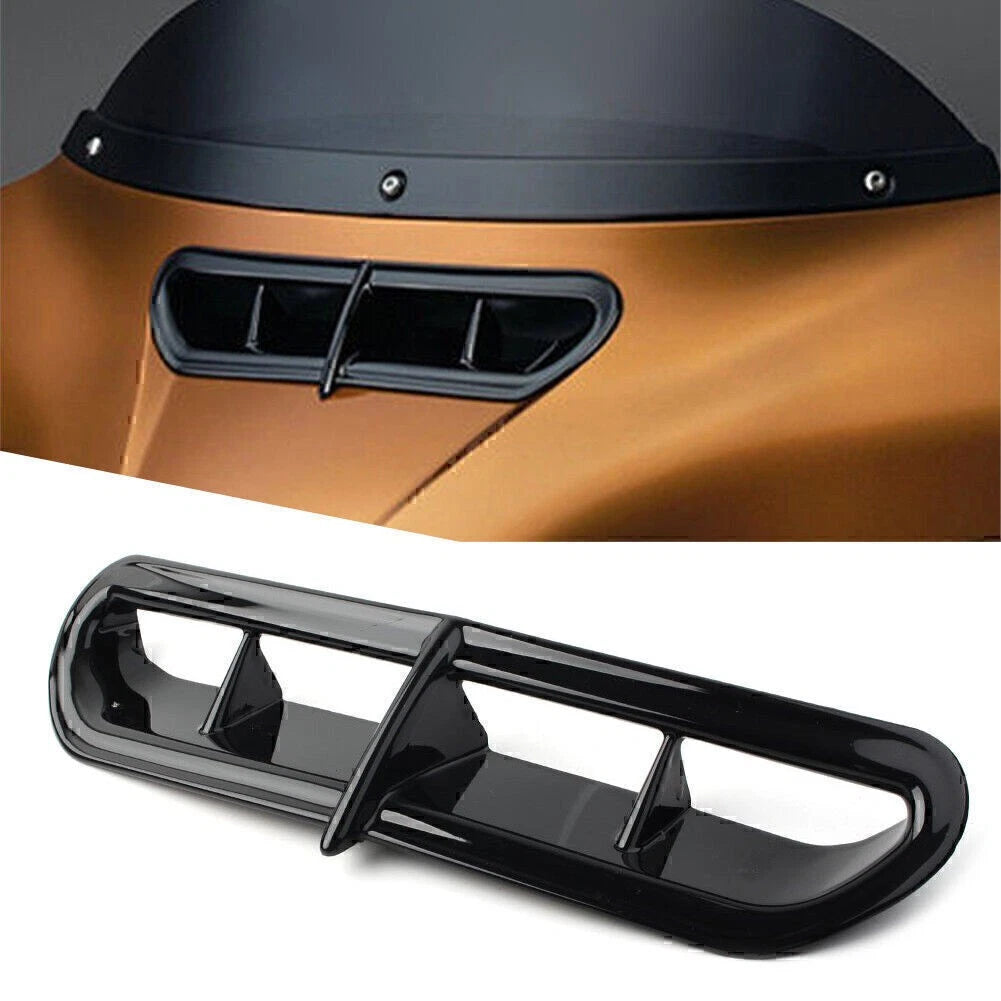 Fairing Black Vent Air Duct Bezel For Harley 2014-2015 Touring Electra Tri-Glide