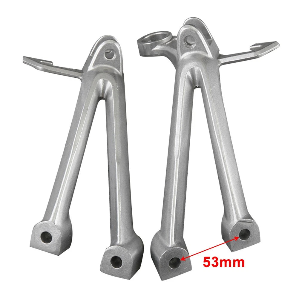 Passenger Foot Pegs Footrest Brackets Rear for Suzuki 2008-2010 GSXR 600/750