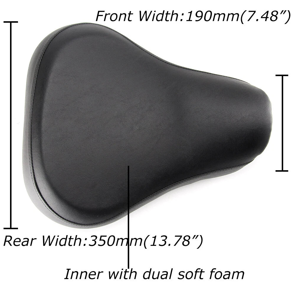 Front Driver Rider Solo Seat For Harley Sportster XL 1200 883 72 48 Custom 83-03