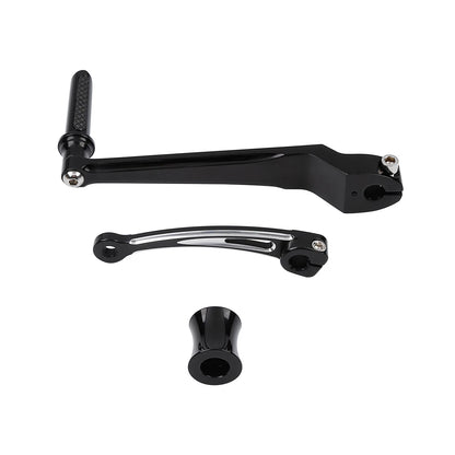 Black Shifter Lever Set Fit For Harley Touring Road Glide 88-Up Softail 86-17 16