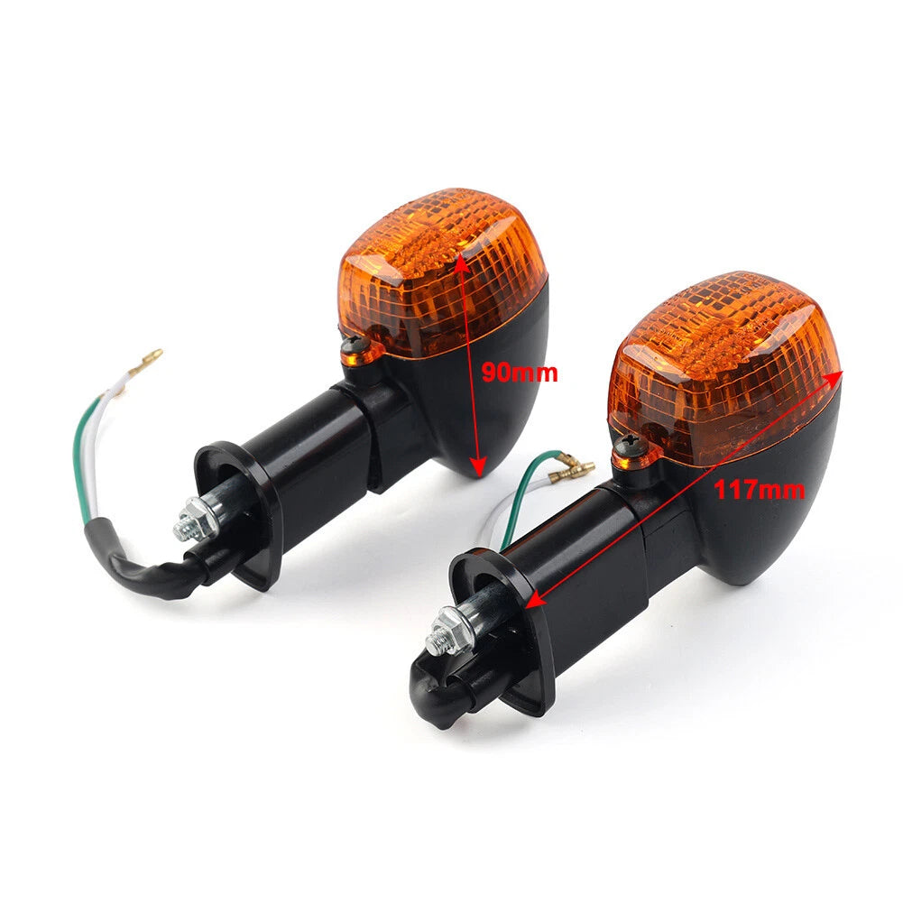 Rear Turn Signals Light Fit For Kawasaki Ninja ZX6R ZX7R ZX9R ZX12R ZZR600 Amber