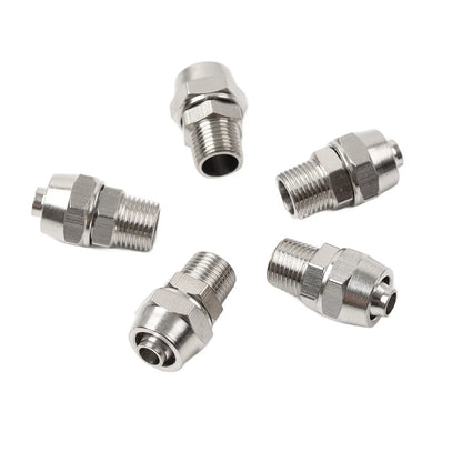 5PC Tire Changer 8mm 1/8 Air Valve Metal Connector
