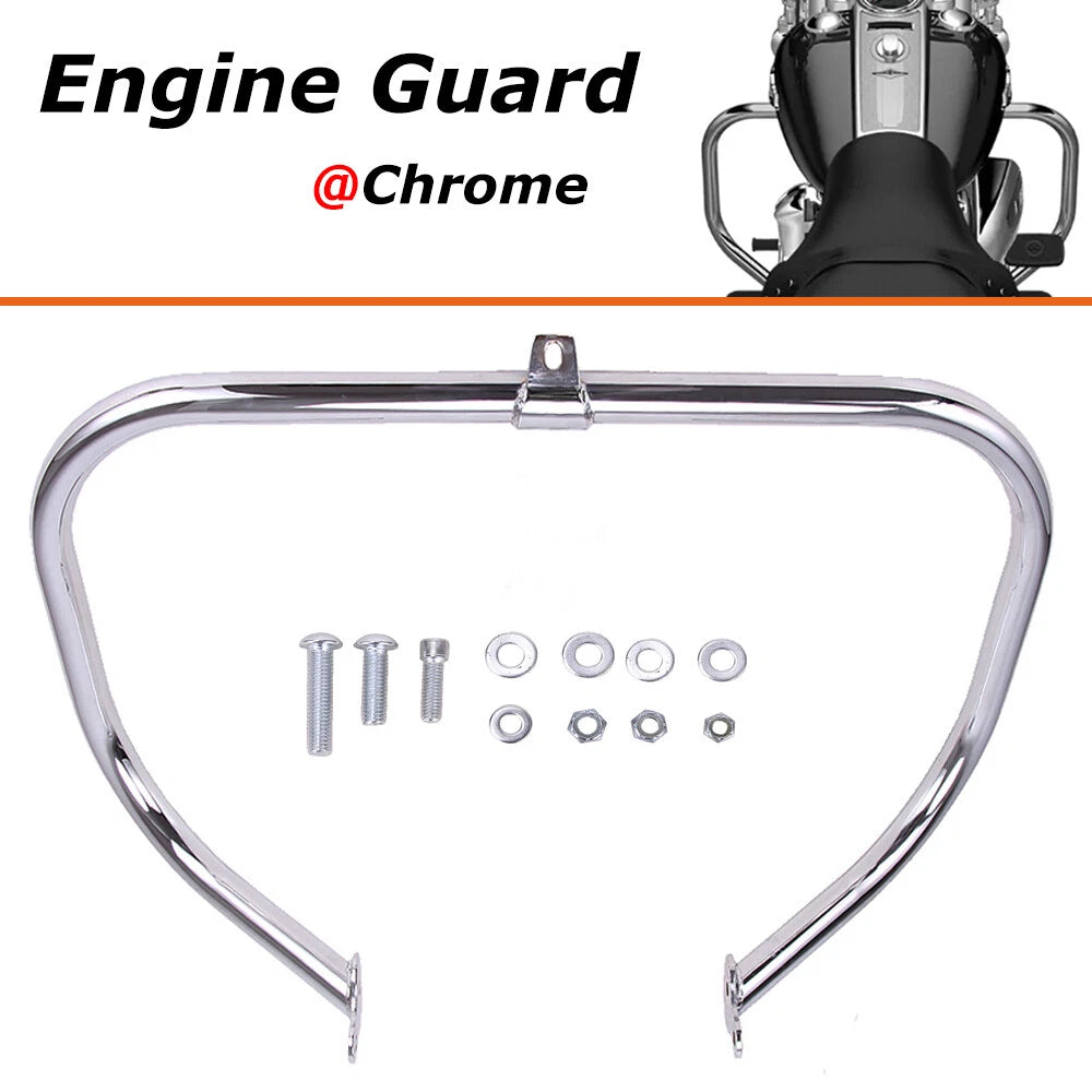 Engine Guard Crash Bar For Harley Touring Street Electra Glide Road King 2009-23