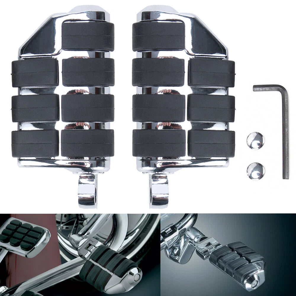 Motorcycle Highway Male Foot Pegs Rest Pedals For Harley Touring Road King Glide