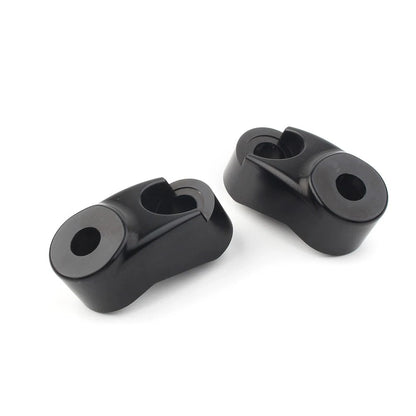 Chrome Front Turn Signal Mount Bracket Relocation Kit for Harley Dyna 39 49mm US