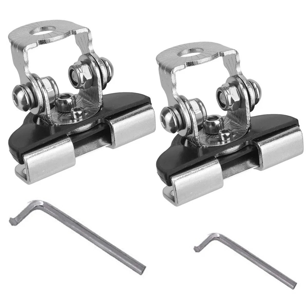 304 Stainless Steel 2PCS Car Clamp Mount Bracket Holder Offroad Led Work Light
