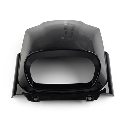 Front Headlight Fairing Mask Cowl For Harley M8 Softail Fat Bob FXFB 18-22 Black