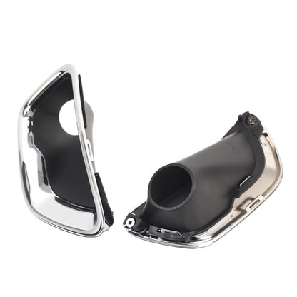 1 Pair Fog Light Lamp Cover Bezel Chrome Trim For Jeep Grand Cherokee 2017-2021