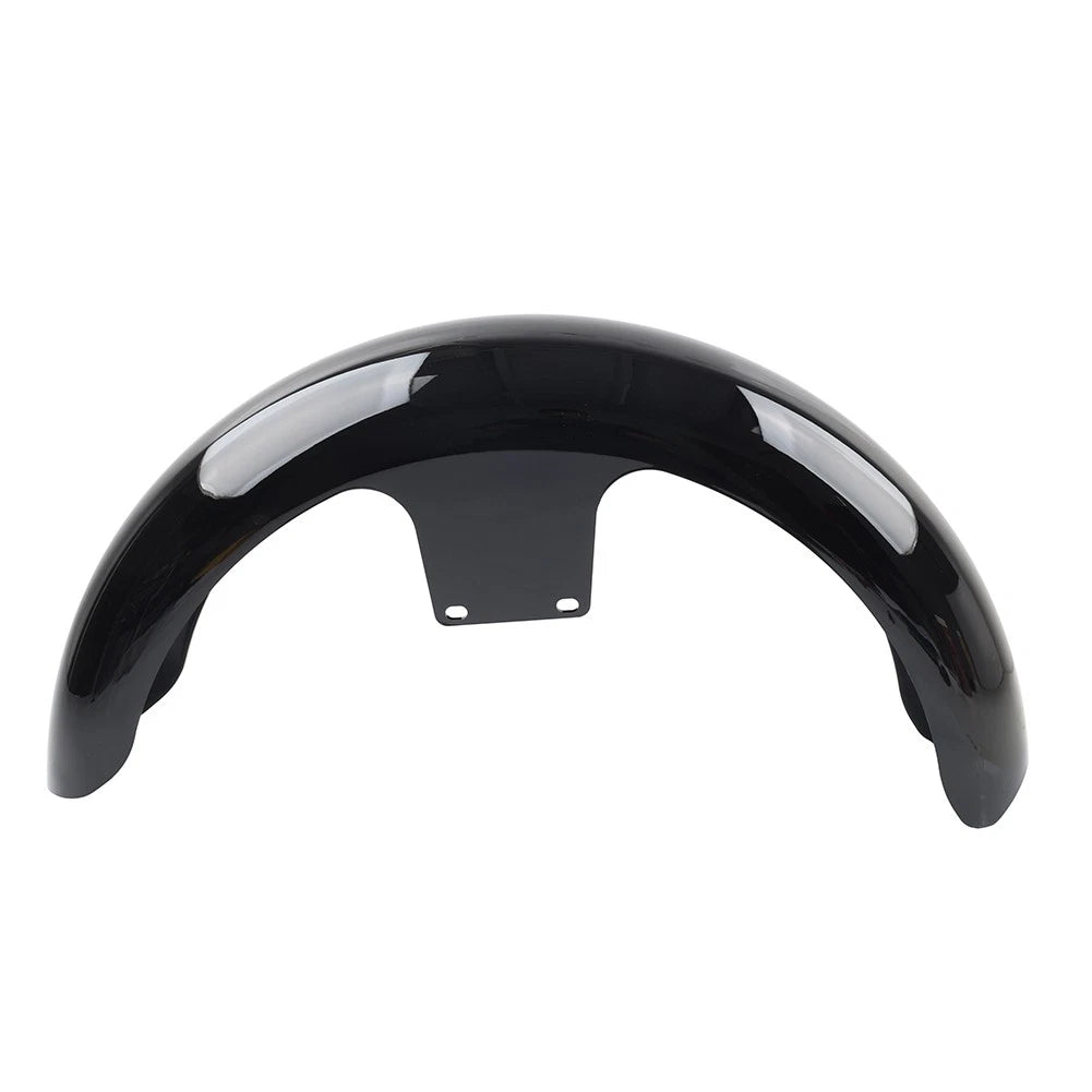 19" Wheel Wrap Black Front Mudguard ABS For Harley Touring Road Street Glide