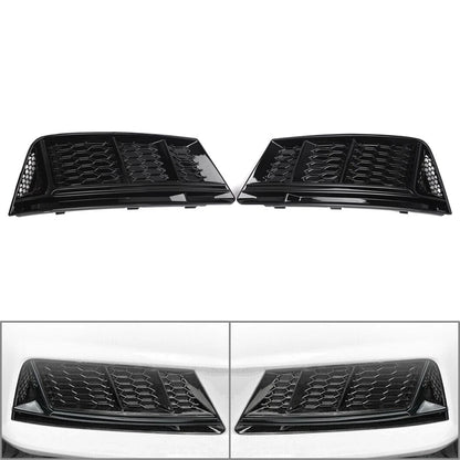 Front Bumper Lower Grill Fog Light Grille For Audi A4 B9 2016-2018