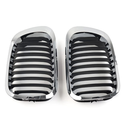 Front Bumper Kidney Grille For BMW 3 Series E46 2-Door Coupe Cabriolet 1999-2002