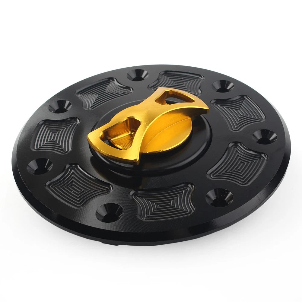 Fuel Gas Tank Cap Cover For Kawasaki NINJA 500 ZX-6 ZX-7 ZX-9 ZRX-1100 gold