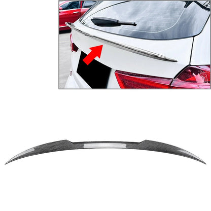 Rear Middle Spoiler Tail Trunk Wing Lip For BMW X3 G01 LCI M Sport Carbon Fiber