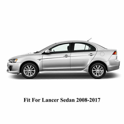 6pcs Pillar Posts Set Door Trim Black For Mitsubishi Lancer Sedan 2008-2017 2009
