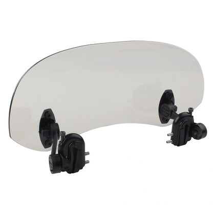 280mm Adjustable Windshield Extension Spoiler Wind Deflector Universal Smoke US