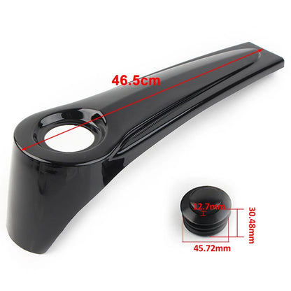 Dash Panel+Gas Tank Cap Cover For Harley Road Street Electra Glide FLHT FLHTCU