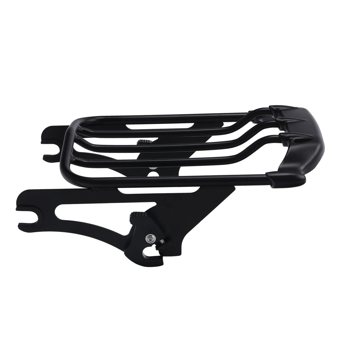 Black 2-Up Luggage Rack Fit For Harley Touring Electra Street Road Glide 2009-25