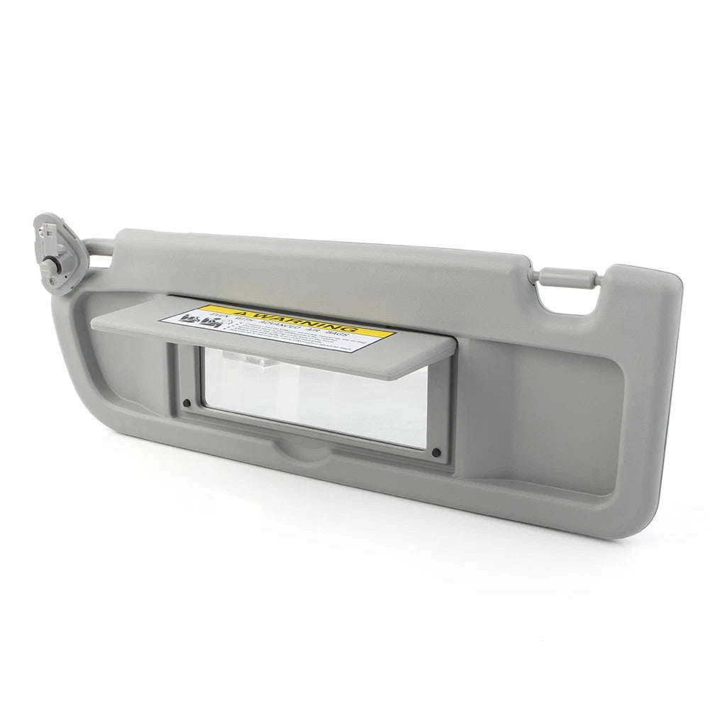 Left Side Sun Visor For Honda Civic EX LX Sedan SI Coupe 2006-2011 Gray Mirror