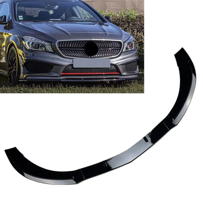 US Bumper Splitter Lip Spoiler For Benz CLA Class CLA200 CLA45 13-15 Carbon Look