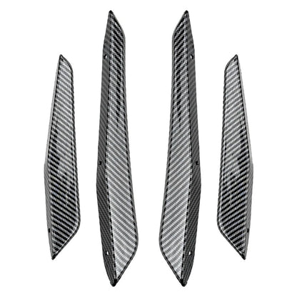 Carbon Fiber Look Front Bumper Splitter Side Skirt Fit For BMW M2 G87 2023-2024