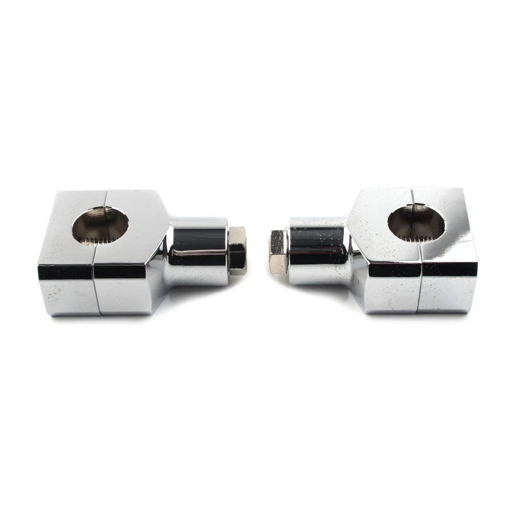 1" Handlebar Handle Bar Adapter Risers Clamp Mounts For Harley for Kawasaki Pair