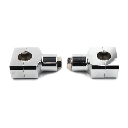 1" Handlebar Handle Bar Adapter Risers Clamp Mounts For Harley for Kawasaki Pair