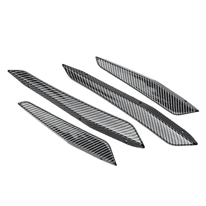 Carbon Fiber Look Front Bumper Splitter Side Skirt Fit For BMW M2 G87 2023-2024