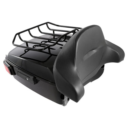 King Trunk Pad Mount Light Speakers Fit For Harley CVO Electra Glide 14-26