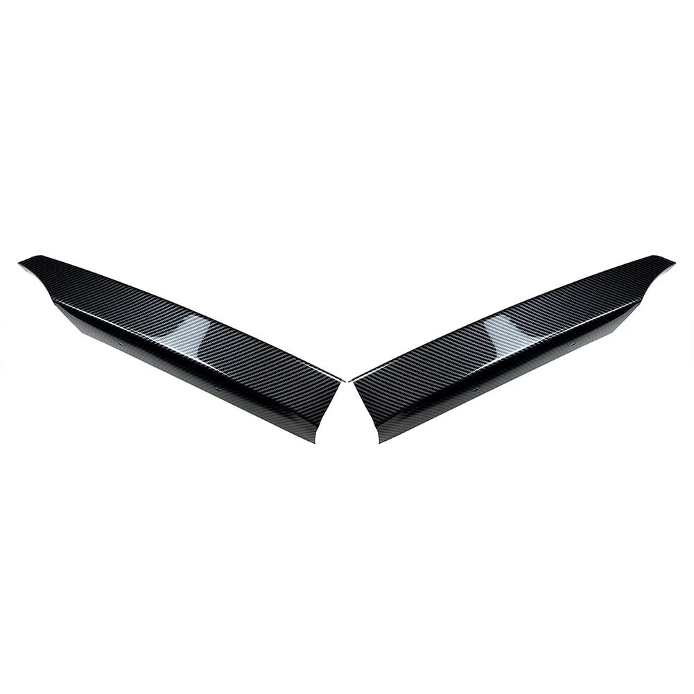 Front Bumper Side Spoiler Lip Carbon Fiber For BMW 1 Series E82 E88 M-Tech 08-13