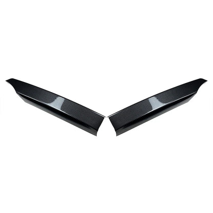 Front Bumper Side Spoiler Lip Carbon Fiber For BMW 1 Series E82 E88 M-Tech 08-13