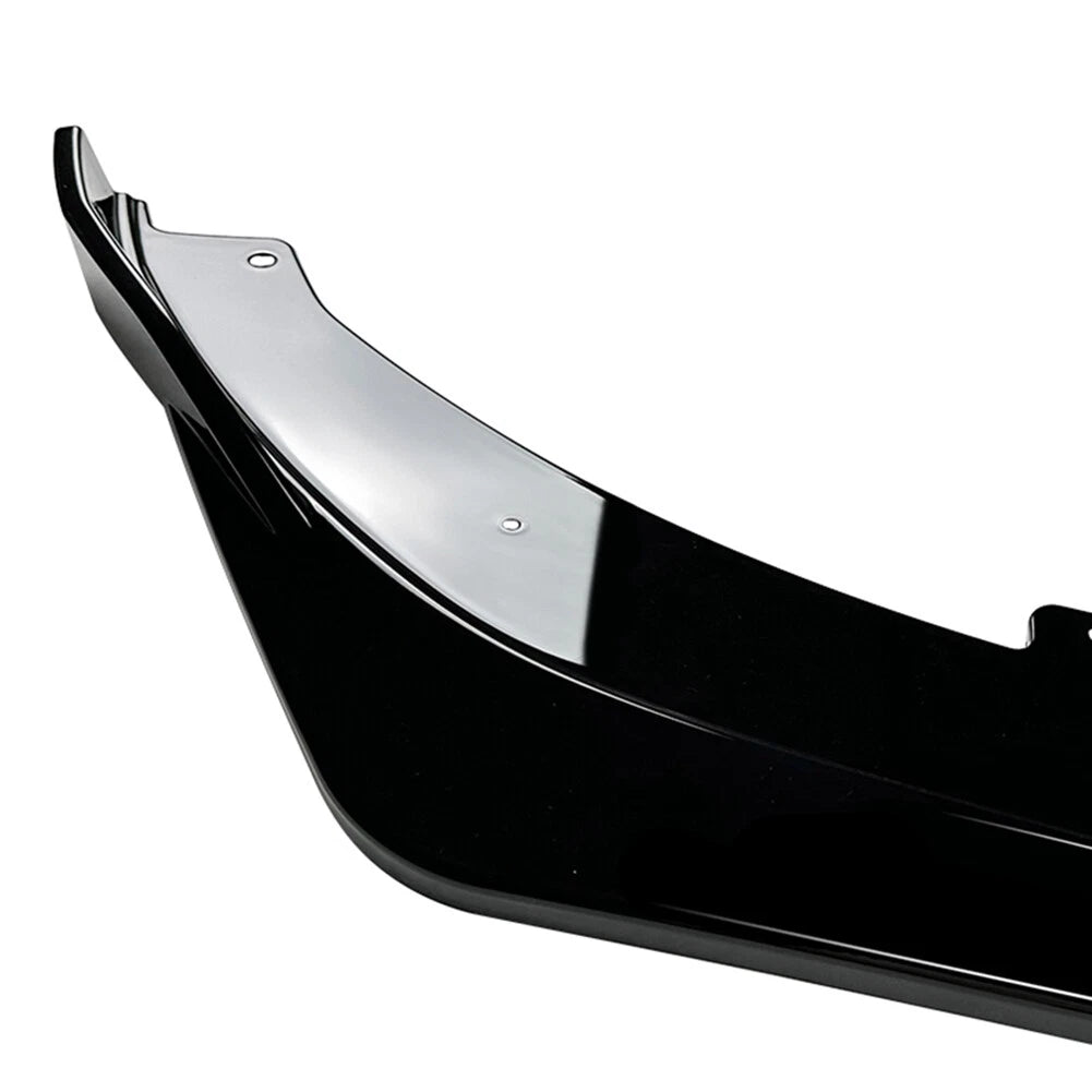 3x Front Bumper Spoiler Splitter Lip Glossy Black For Kia Stinger GT 2018-2023