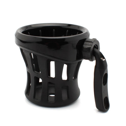 Handlebar Cup Holder Mount Drink W/ Mesh Basket Universal For Harley Black US