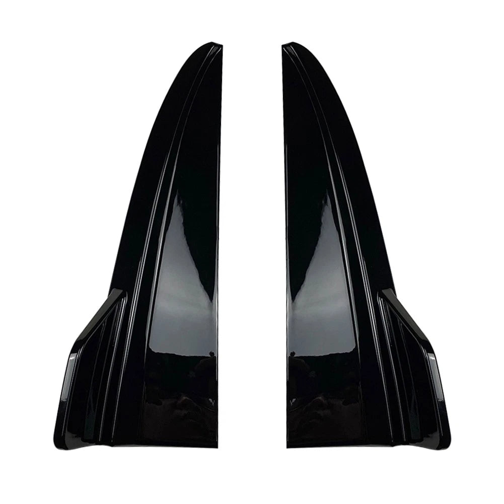 Black Rear Bumper Canard Splitter For Mercedes Benz C-Class W205 C43 C63 2015-21