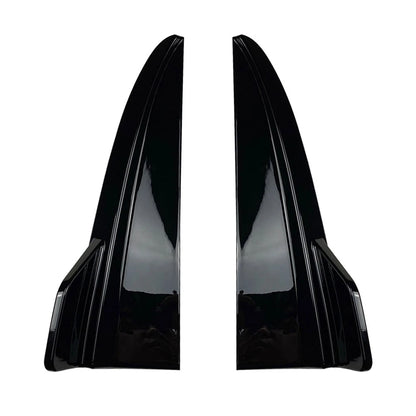Black Rear Bumper Canard Splitter For Mercedes Benz C-Class W205 C43 C63 2015-21