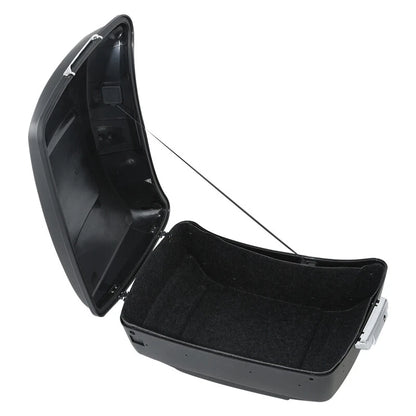Matte Black King Trunk Pad Rack Fit For Harley Road Glide 09-13 12