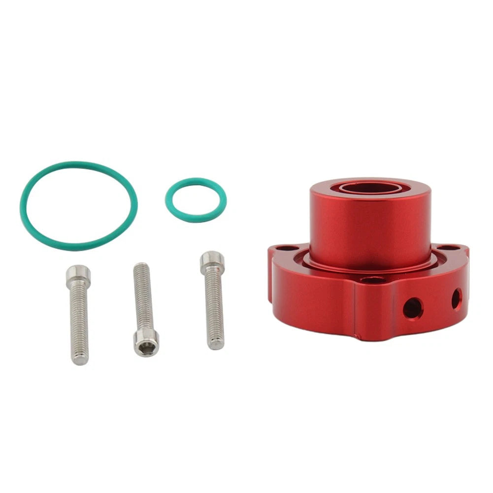 Turbo Blow Off Valve BOV Dump Adaptor Spacer For Audi A3 2.0T FSI B7 Engine Red